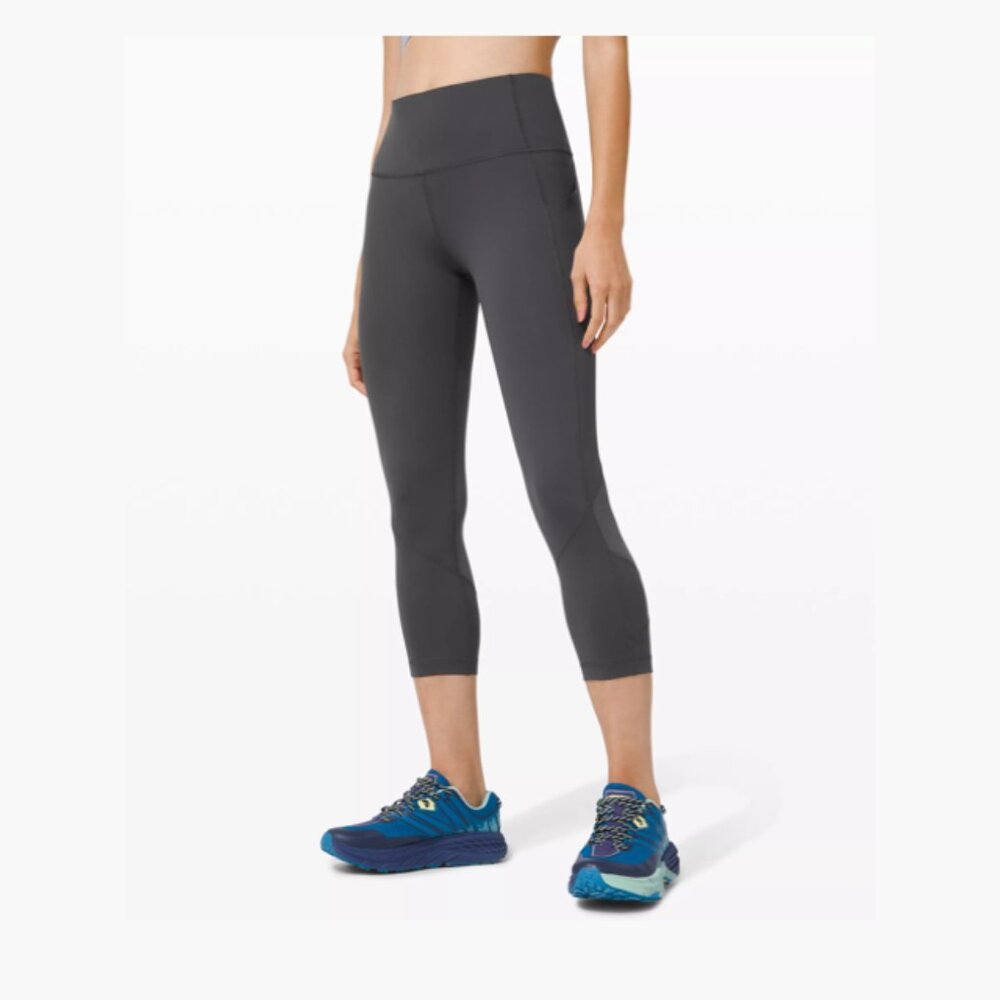 Lululemon leggings Pace Rival high-Rise Crop 22" in graphite grey
